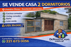 Casa en lisandro Olmos 218 y 42