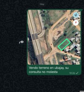 Terreno en ubajay entre ríos