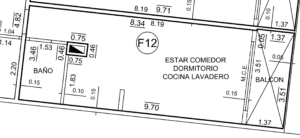 Monoambiente en Almagro con Amenities