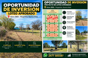 Proyecto de Loteo Aprobado en Pergamino