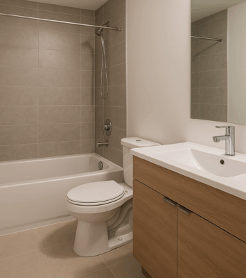 Baño de departamento en venta en Formosa Capital dueño directo sin inmobiliaria