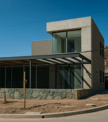 Casa Moderna en Venta en San Luis — Diseno Futurista con Vista a las Sierras y Materiales Premium