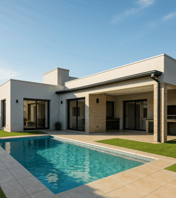 Casa moderna con pileta y cochera doble en Ibarreta – Sin inmobiliaria