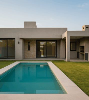 Casa moderna con pileta y jardin en Perico – Venta directa