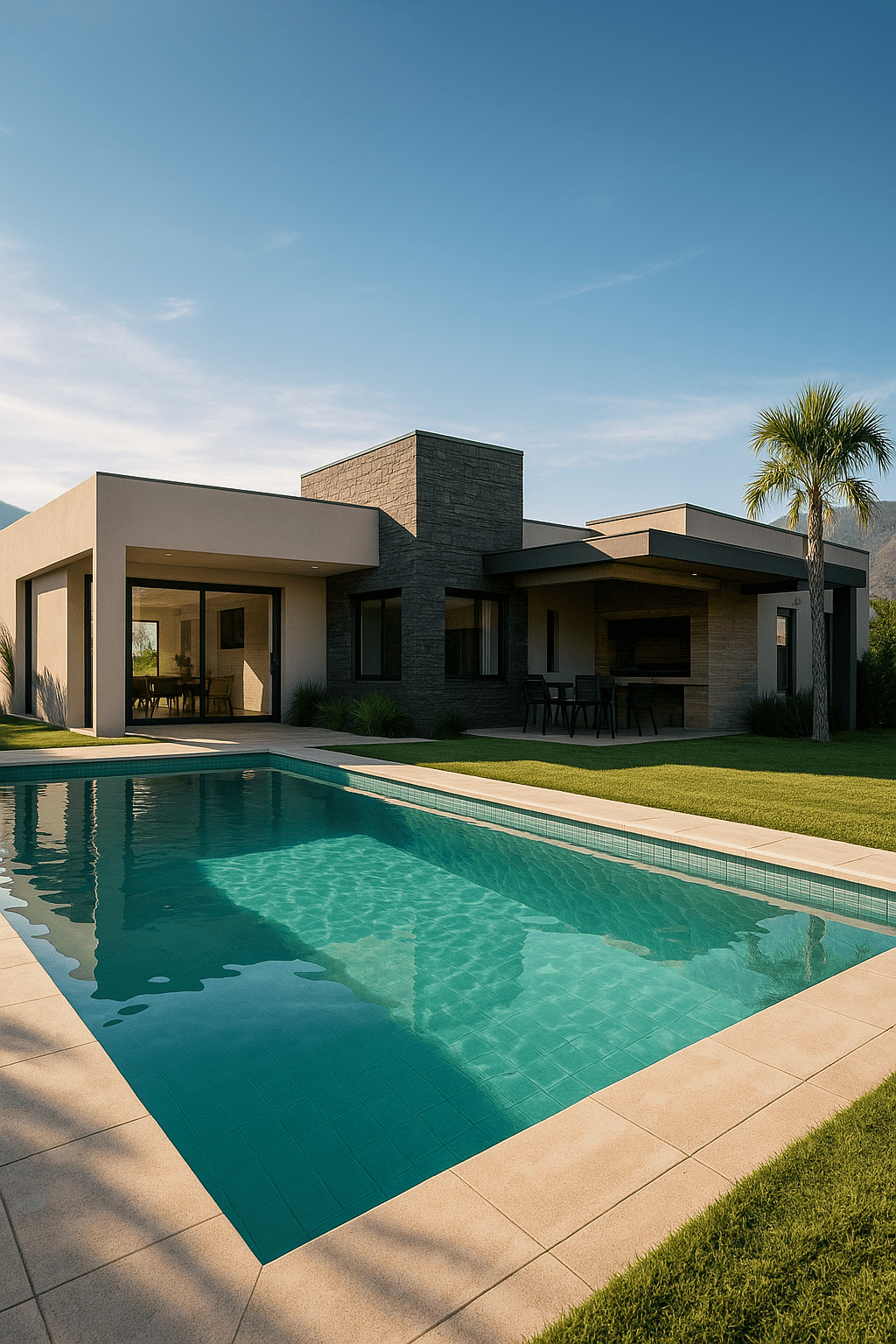 Casa moderna con pileta y vista a las sierras en Juana Koslay – Dueño ...