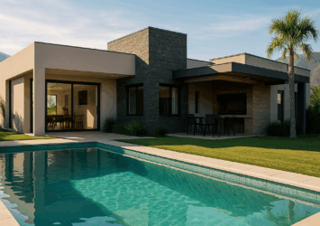 Casa moderna con pileta y vista a las sierras en Juana Koslay – Dueno directo