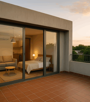 Departamento centrico con terraza en Pirane – Dueno directo