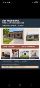 Casa y local comercial